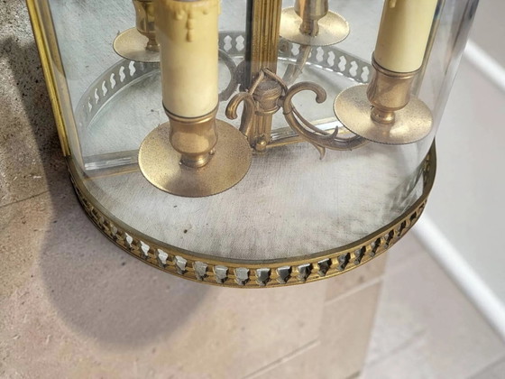 Aplique de latón estilo Luis XVI – Glass, Brass (photo 5 of 8)