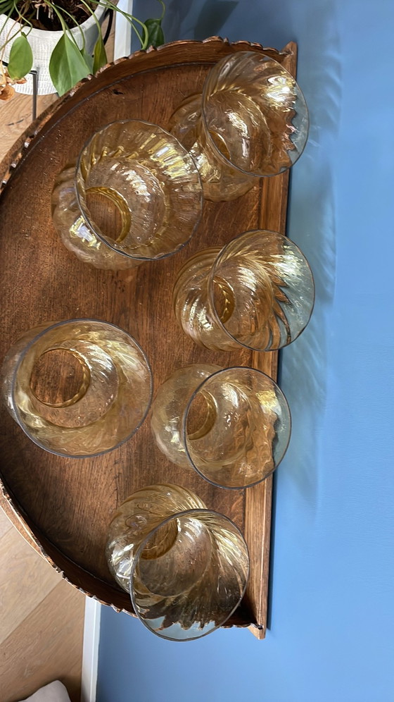 6 paralumi in vetro in stile retrò – Lampade a sospensione, Glass (photo 4 of 7)