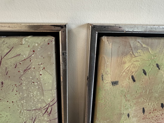 Image 1 of Œuvre encadrée peinte à la main « New York » par Robert Young