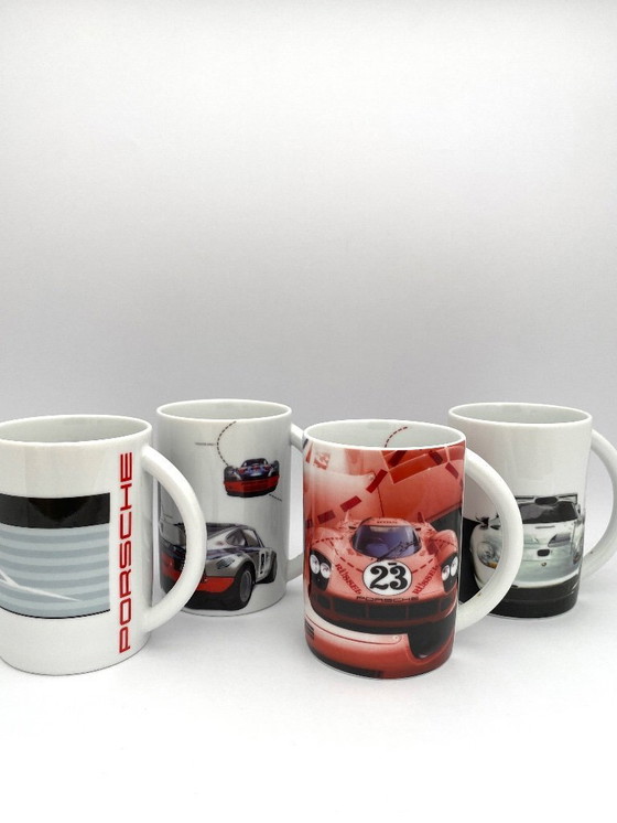 Image 1 of Rare collectible Porsche ceramic mugs.