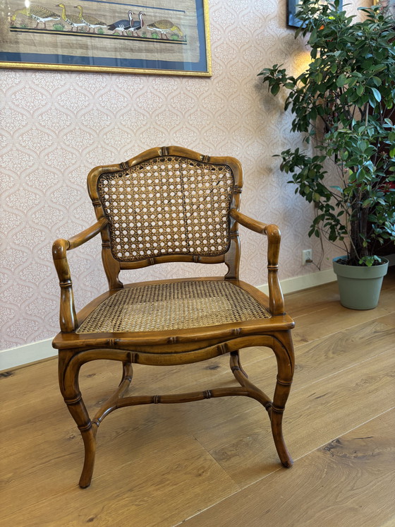 Image 1 of Giorgetti, Chinees Chippendale Faux Bamboo, +/- 1960