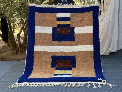 Tapis marocain artisanal en laine 250cmx200cm