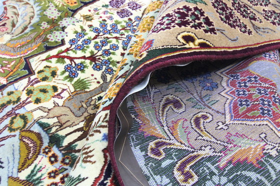 Image 1 of Tapis persan original noué à la main Kashmar Fein Paradise Design 389 x 296 cm Top condition