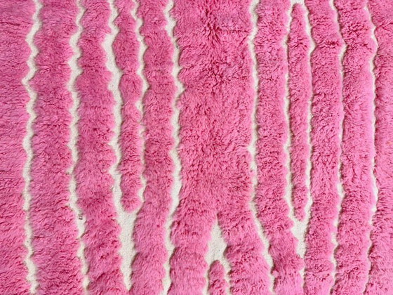 Handmade Traditional Pink Berber Rug, Beni Ouraïne Style, 200/300 cm – Aime Té, Rugs & carpets, Wool (photo 3 of 9)