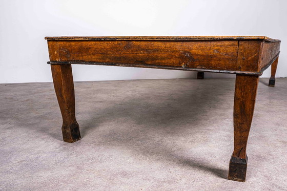 Image 1 of Vintage oosterse bank (voor tuin of salon) uit bamboe