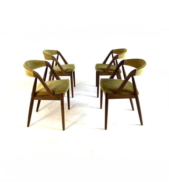 Image 1 of Set van 4 vintage eetkamerstoelen model 31, Kai Kristiansen ‘60