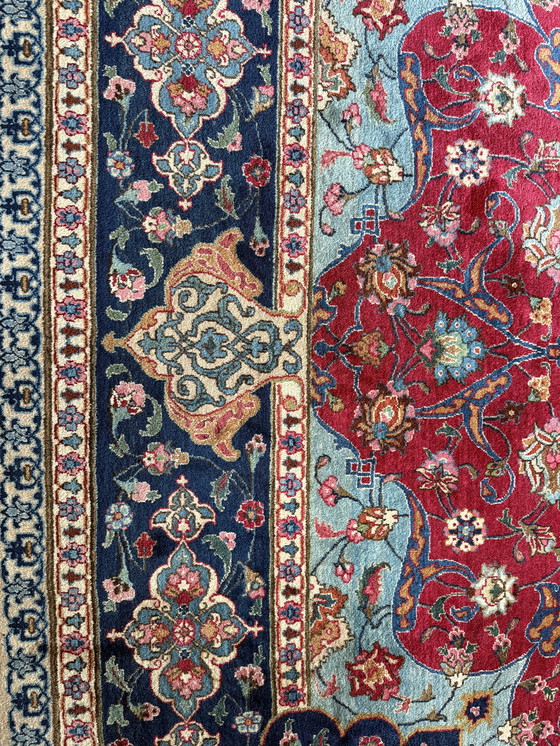 Image 1 of Tappeto unico Tabriz persiano - Rosso con accenti blu-verdi - circa 400 × 300 cm