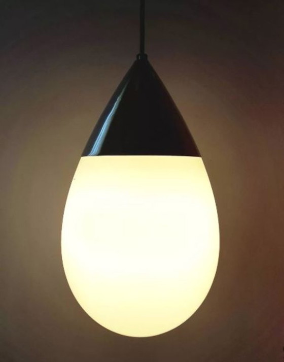 Image 1 of  Suspension en opaline Limburg, modèle Drop 1970