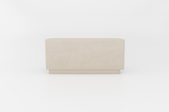 Image 1 of Contemporary Plaster Sideboard with Walnut interior Mortex