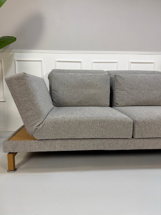 Image 1 of Brühl Moule Large Sofa Grey Sleeper Sofa Sleeping Function Multifunctional