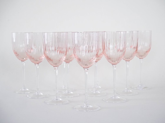 Image 1 of Set di bicchieri da vino, design francese, anni '70, prodotto in Francia