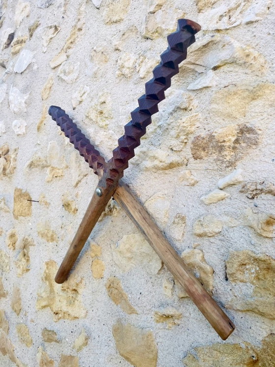 Image 1 of Vintage Frans boerengereedschap, circa jaren 20-30.