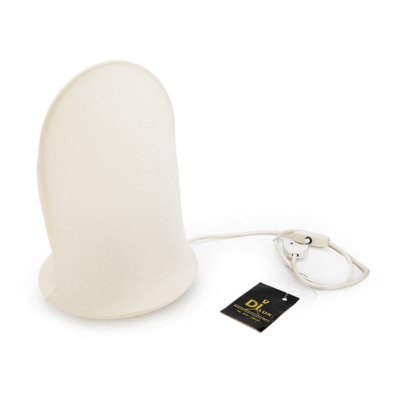 Image 1 of Lámpara de sobremesa con pantalla de tela, años 70