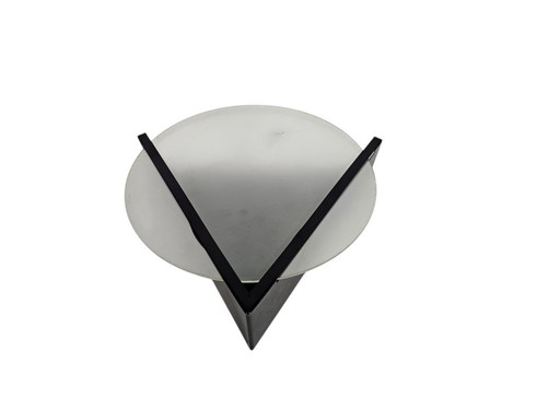 Lacri design - Era espacial - lámpara de pared - vidrio - metal - posmoderno - años 80