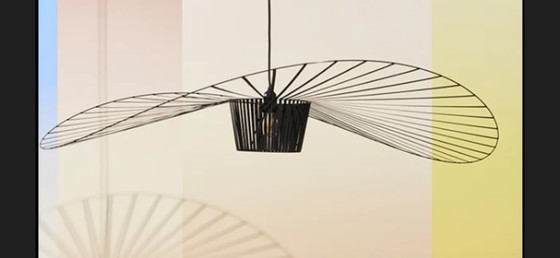 Image 1 of Petite Friture Vertigo Lampada a sospensione nera 140cm Nuovo!