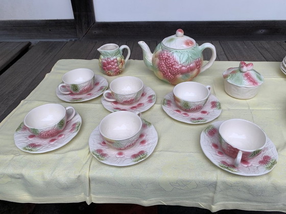 Servicio completo de té y pastelería en Salins Les Bains – Loza, Ceramic (photo 4 of 7)