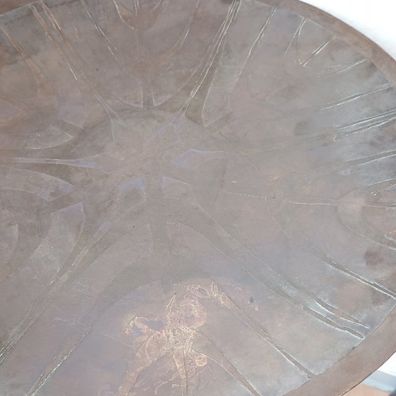 Image 1 of Grande placca da parete in rame lavorata a mano