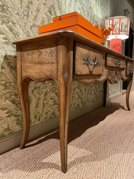 Image 1 of Moissonnier Regency hunting table