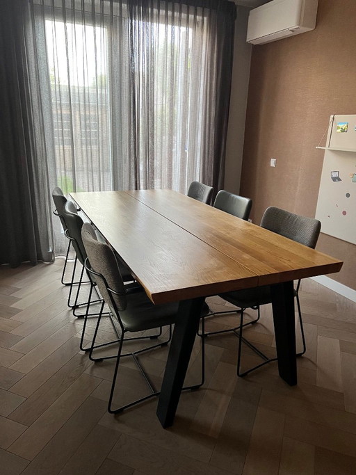 Qliv Side To Side Esstisch 220x100