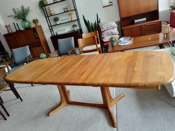 Image 1 of Vintage, Danish teak extendable oval dining table
