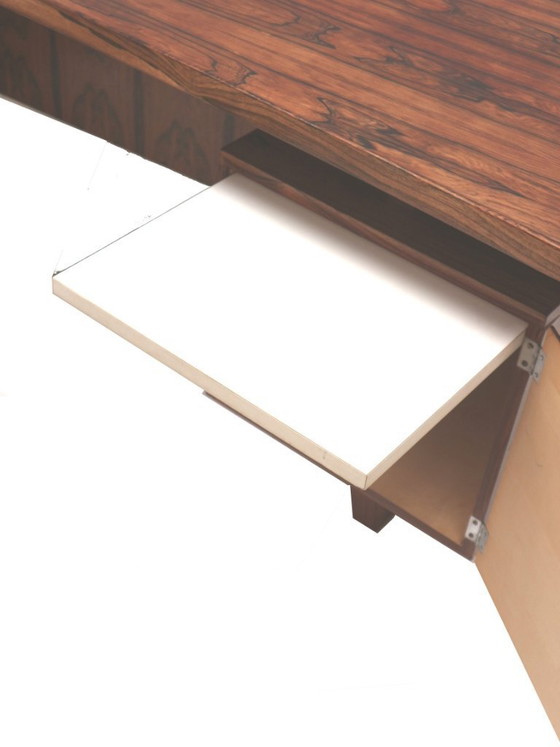 Image 1 of Large rosewood vintage boomerang desk / executive desk from the 1960s