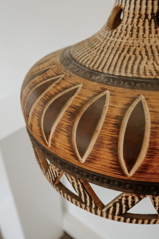 Lampada a sospensione vintage in ceramica proveniente dalla Danimarca, anni '70. – Lampade a sospensione (photo 10 of 10)