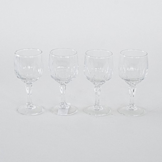 Image 1 of Set aus vier Gläsern, dänisches Design, 1970er Jahre, hergestellt in Dänemark