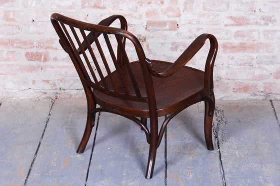 Restored Art Deco Armchair, by Josef Frank for Thonet, Beech, Czech, 1930s – Wood (photo 9 of 11)