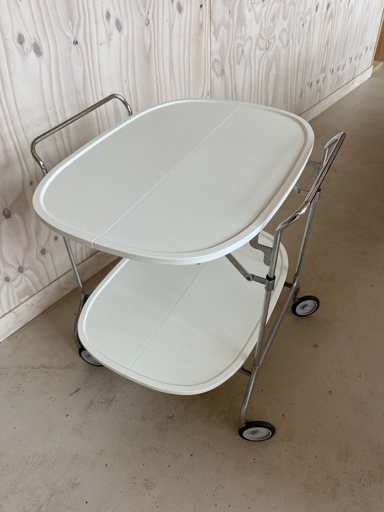 Image 1 of Kartell Folding Trolley Table/Coffee Table/Serving Trolley