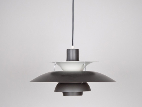 Image 1 of Lampada a sospensione vintage danese PH 5 di Poul Henningsen, Louis Poulsen, 1958