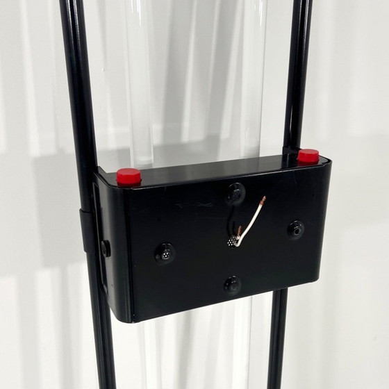 Image 1 of Black Neon Wall Lamp by Gian N. Gigante for Zerbetto, 1980s