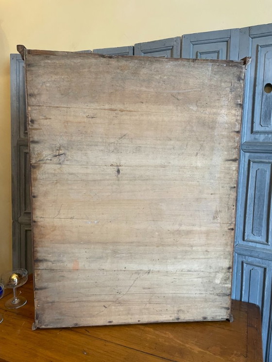 Image 1 of Vitrine suspendue, meuble de collection, meuble de toilette, antiquité française