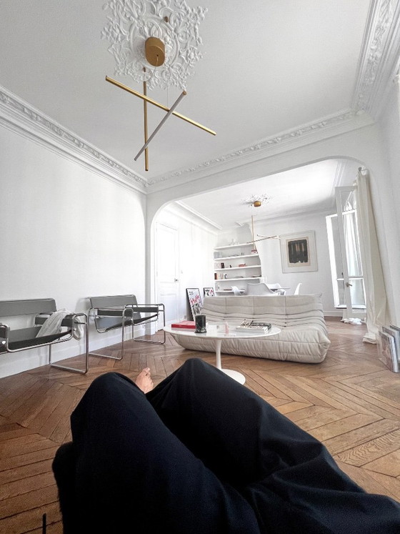Coppia Lampade a sospensione Flos Coordinates S1 Gold – Michael Anastassiades – Aluminium (photo 13 of 13)