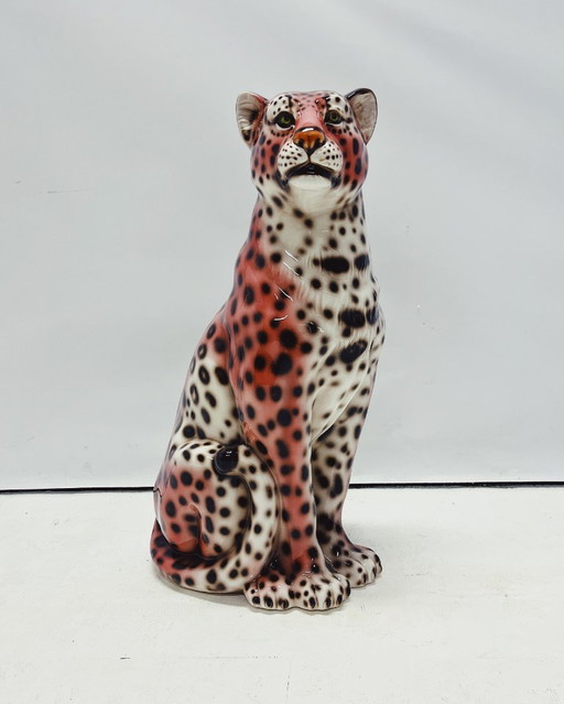 Leopardo Cerámica Rosa