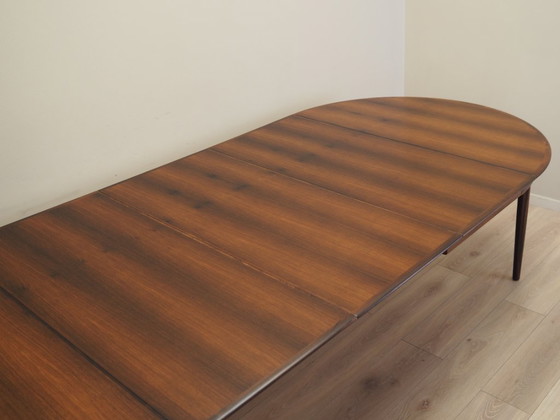 Image 1 of Table ronde en bois de rose, design danois, années 1970, production : Skovby Møbelfabrik