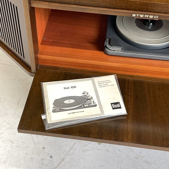 Image 1 of Vintage 60s/70s radio audio cabinet, mid-century