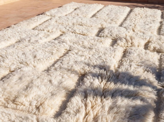 Tappeto marocchino in lana tessuto a mano, 250x150 cm, stile tradizionale. – Tappeti, Wool (photo 5 of 10)