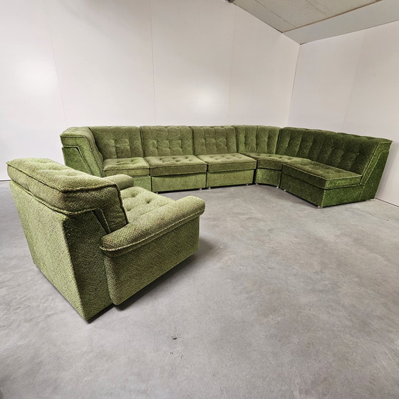 Image 1 of Vintage modulaire bank + fauteuil