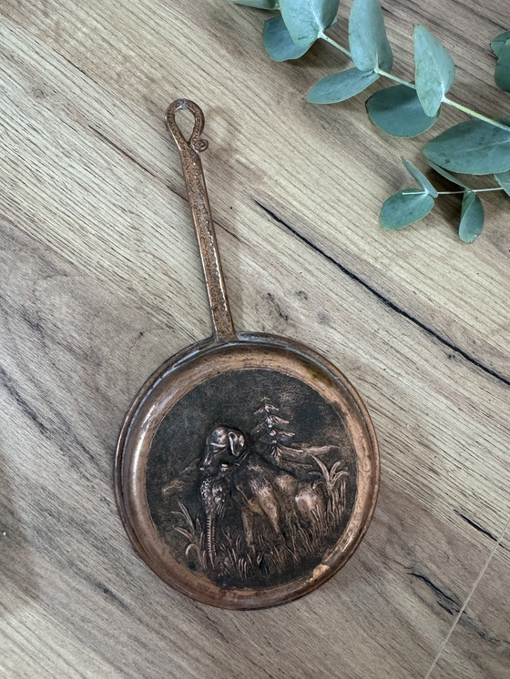 Image 1 of Stufa da caccia decorativa in rame