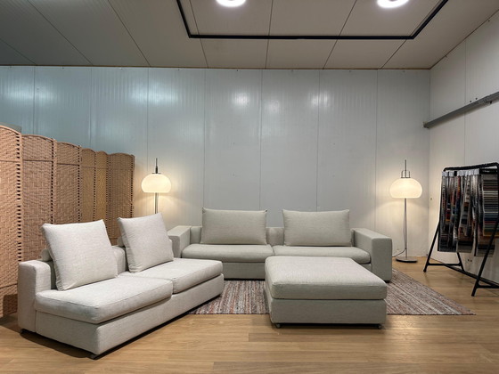 Image 1 of Sofá esquinero + taburete Flexform Groundpiece