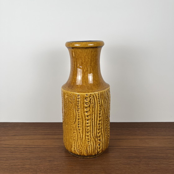 Image 1 of West Germany Yellow "Reptile" Vase, Europa