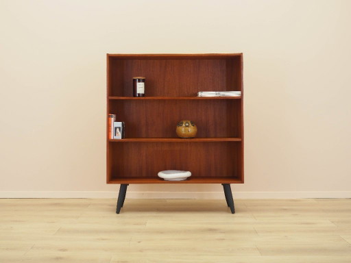 Teakhouten boekenkast, Deens ontwerp, jaren 70, vervaardigd door Clausen & Søn