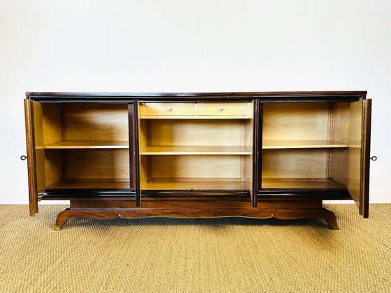 Image 1 of Credenza Art Déco in noce, Francia, 1950
