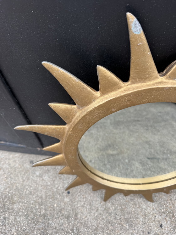Image 1 of 1970s sunburst mirror