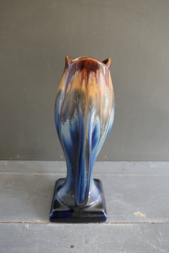 Image 1 of Art deco vaas Faiencerie de Thulin België 30