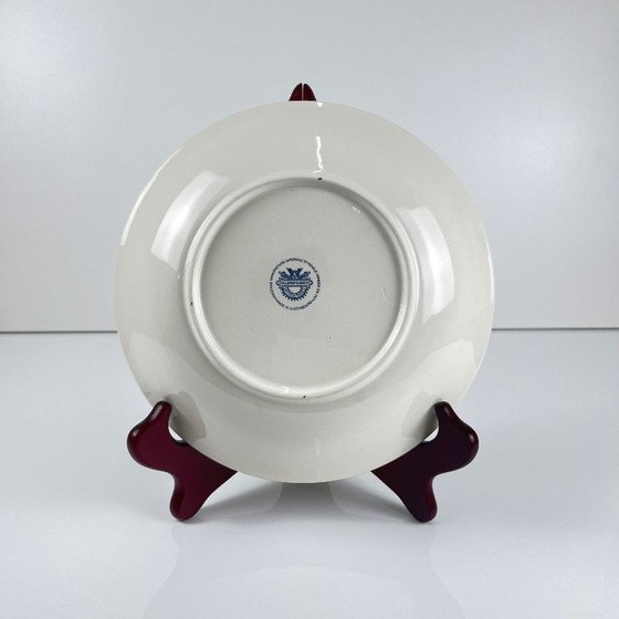 Image 1 of Juego de 5 platos hondos Villeroy & Boch con diseño de vid.