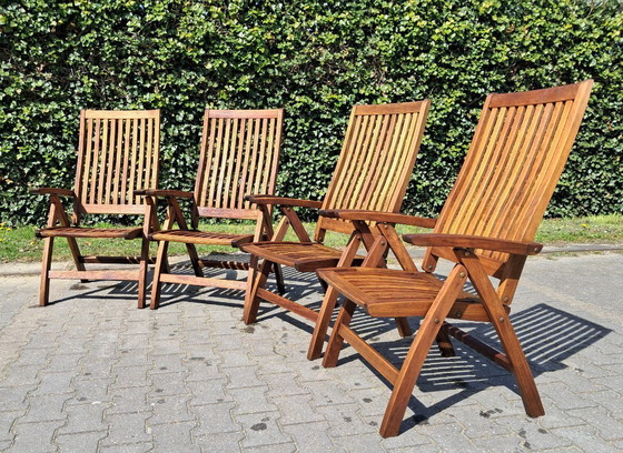 Image 1 of 4 sedie pieghevoli Gloster in teak