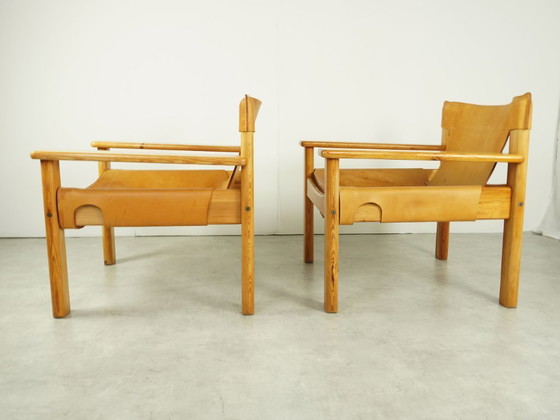 Image 1 of 2xKarin Mobring Natura Lounge Chair Design vintage metà secolo