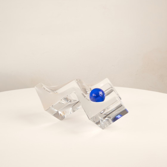 Skulpturaler Roc Vide-poche von Daum France, 1980 – Tischdekoration, Crystal (photo 9 of 26)
