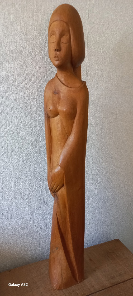 Sculture - Erato - Maurice Pelgrims-Jelle – Wood (photo 7 of 13)